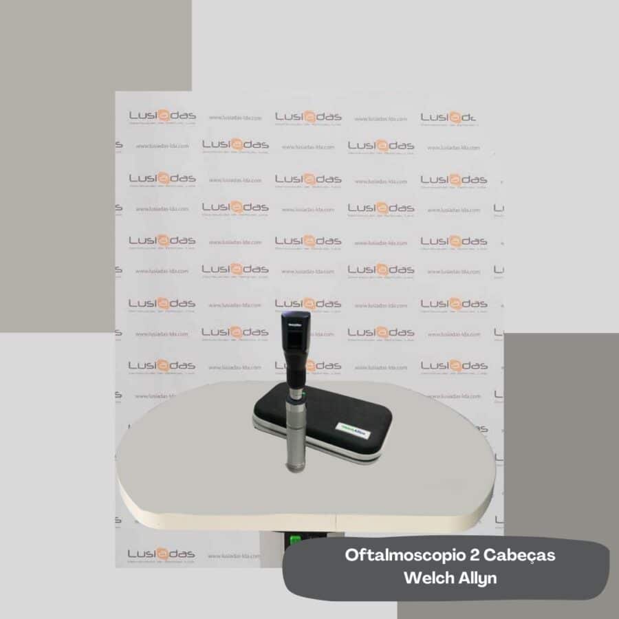 Combi Restinoscopio Oftalmoscopio Welch Allyn (1 Punho, 2 cabeças)