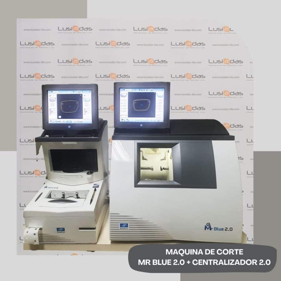 Maquina de Corte Essilor Mr. Blue 2.0 c/ Centralizador